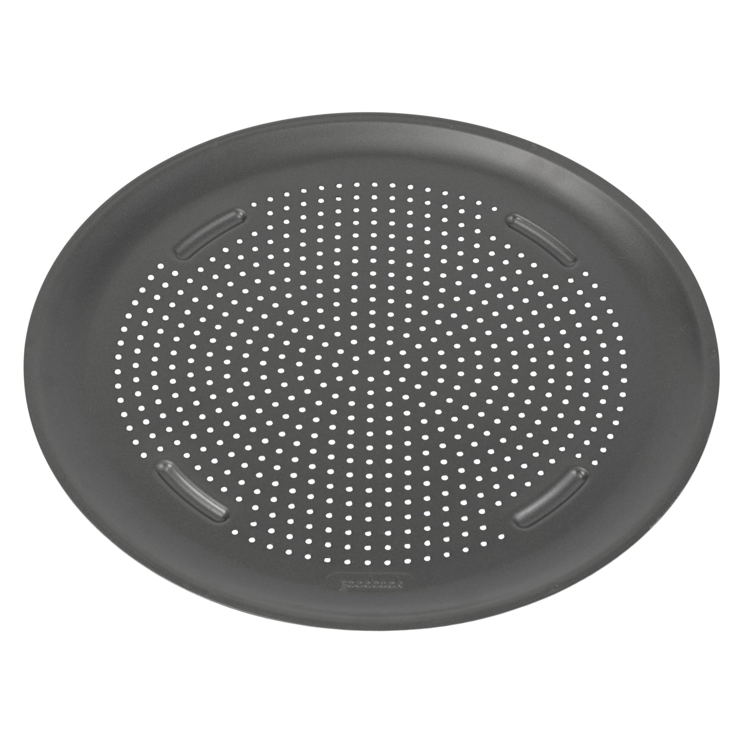 AirPerfect Nonstick 16” Pizza Pan – Pizza Tray for Oven, Perforated Round Pizza Pan, Carbon Steel Baking Pan, Homemade, Frozen & Leftover Slices