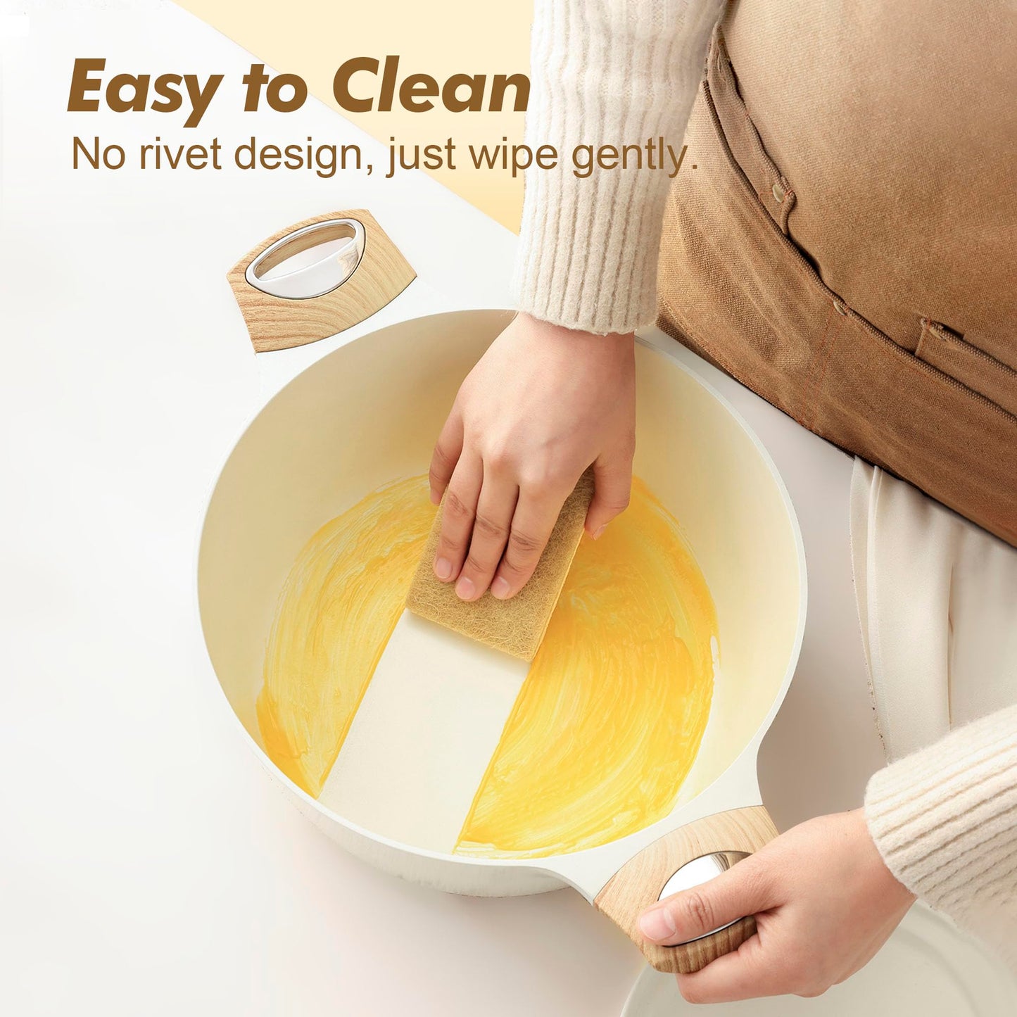 Ceramic Cookware Set, Pots and Pans Set Non stick, 14-Piece Induction Cookware, Non toxic Healthy Non Stick Kitchen Cooking Set, with Frying Pans Set, PFAS PTFE PFOA PFOS Free