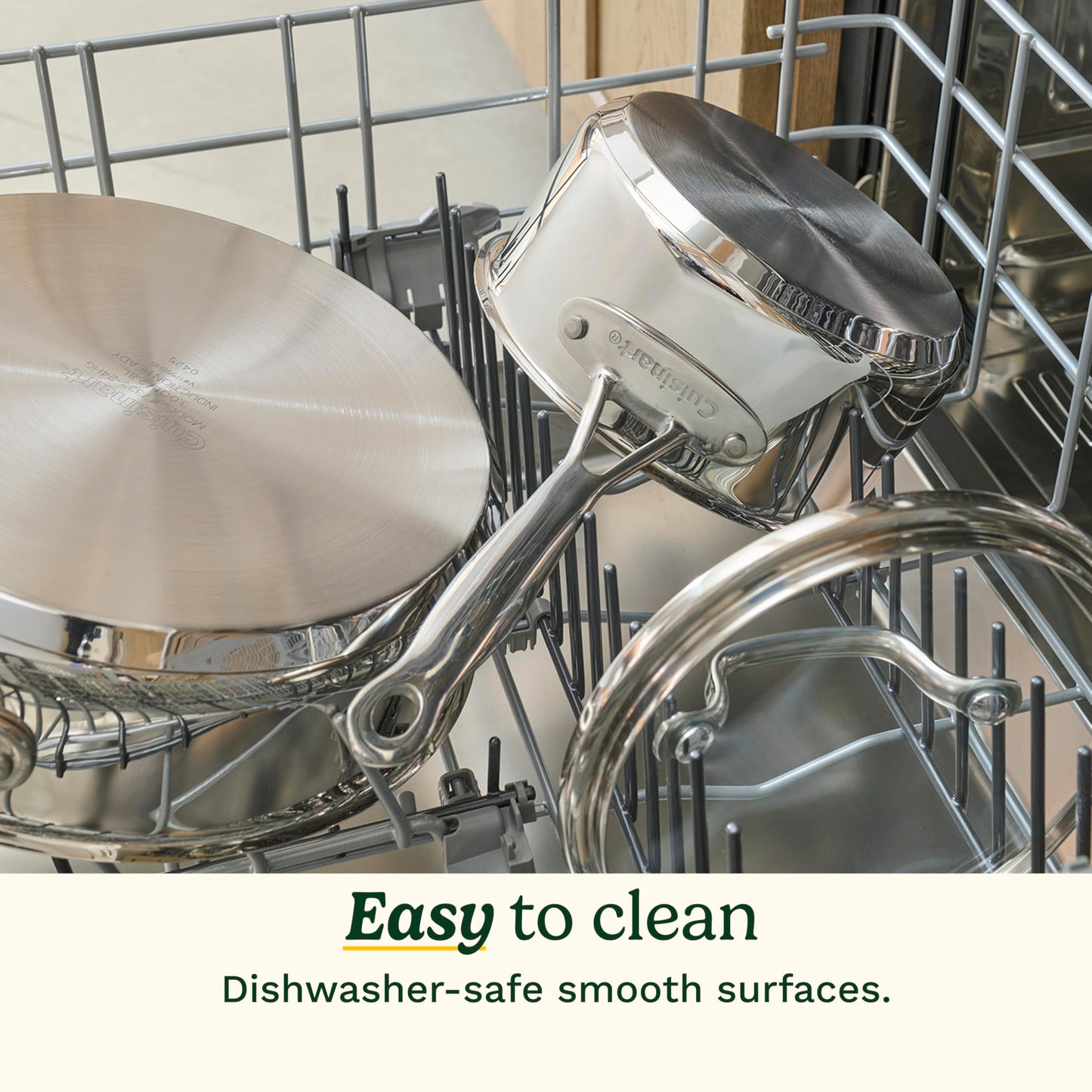 77-11G Stainless Steel 11-Piece Set Chef's-Classic-Stainless-Cookware-Collection