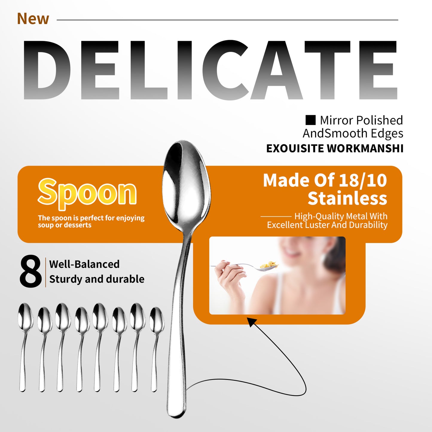 Are l 24-Piece Silverware - Stainless Steel Flatware Cutlery Set, Mirror Polished Flatware Set Include Forks Spoons Knives for Home Wedding Restaurant, Dishwasher Safe, Silver, 24 PCS