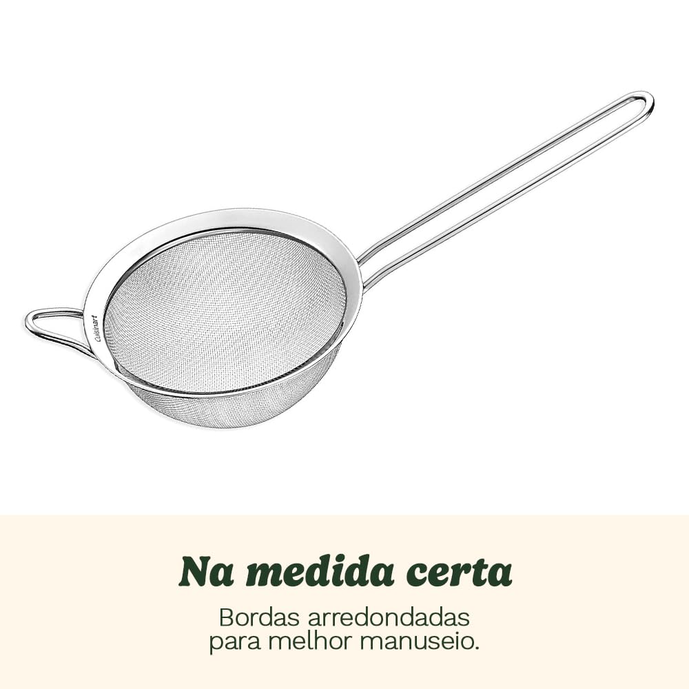 Mesh Strainers, 3 Count (Pack of 1) Set, CTG-00-3MS Silver