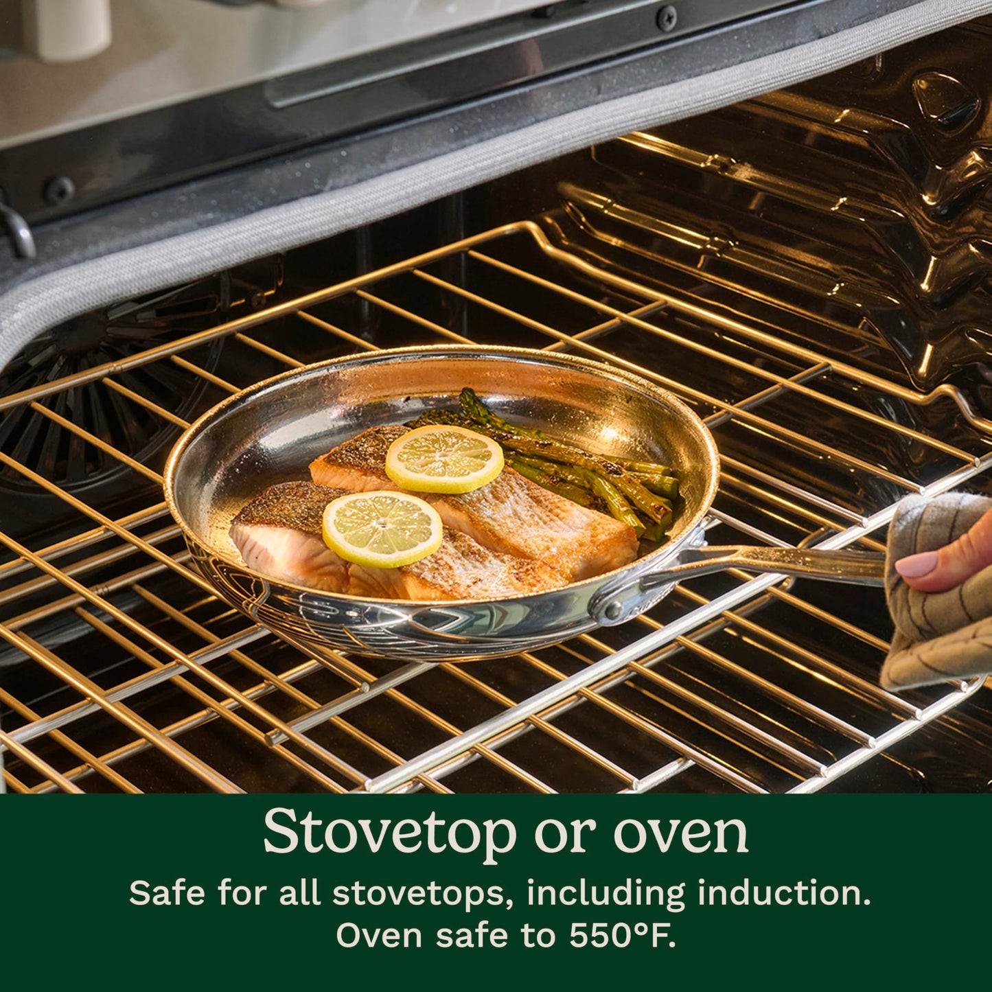 77-11G Stainless Steel 11-Piece Set Chef's-Classic-Stainless-Cookware-Collection