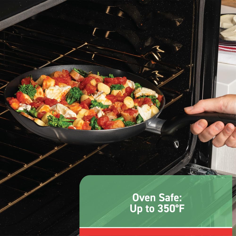 Specialty Nonstick Fry Pan Set 3 Piece, 8, 9.5, 11 Inch, Oven Broiler Safe 350F, Cookware, Pots and Pans Set Non Stick, Kitchen Frying Pans, Skillets, Durable, Dishwasher