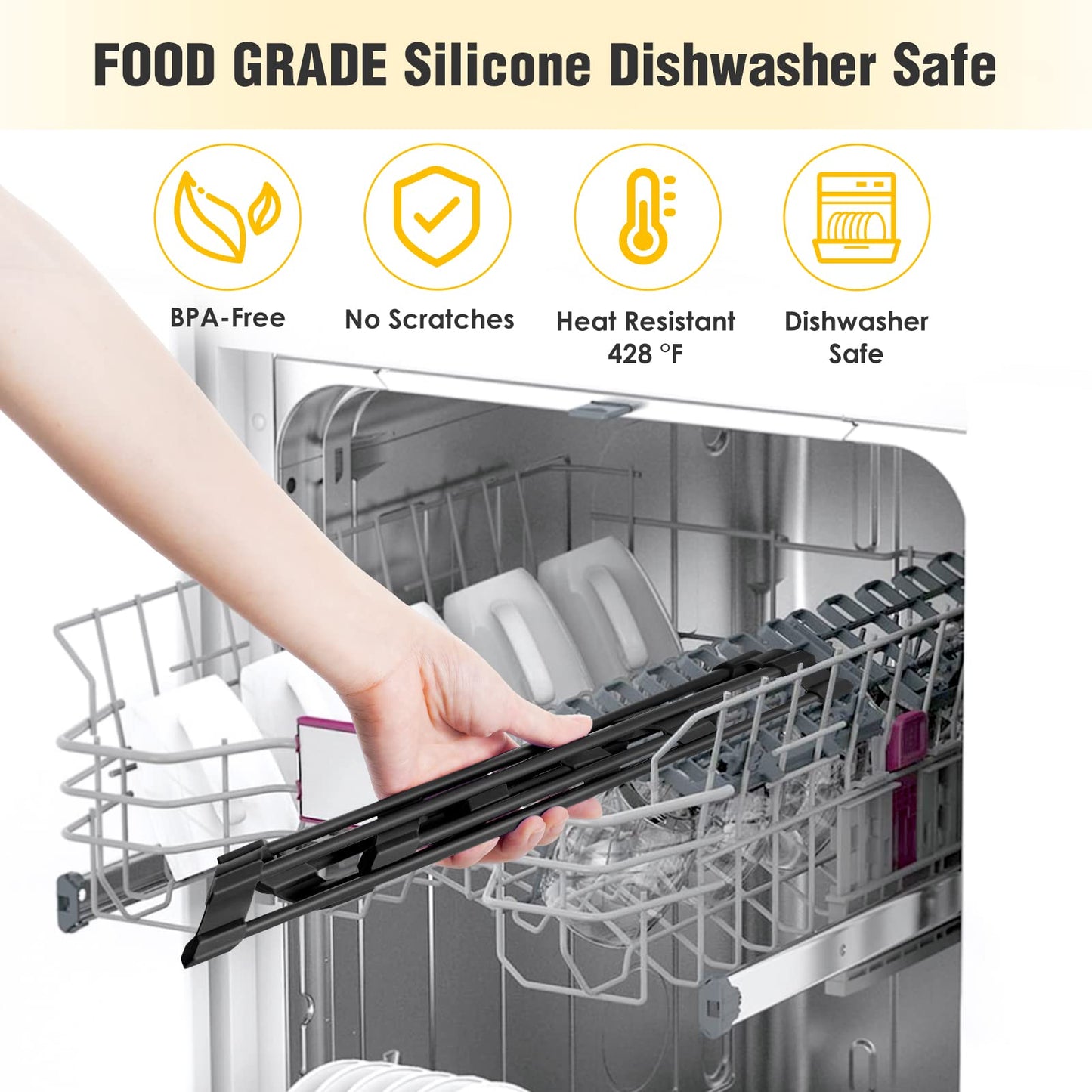 Small Triangle Roll-Up Dish Drying Rack with Silicone Coating Stainless Steel Frame for Sink Corners, Multipurpose Over-The-Sink Kitchen Drainer & Organizer for Space-Saving Storage